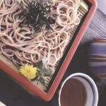 あごだし出雲そば 盛り付け例 ざるそば 飛魚だしつゆ付き
